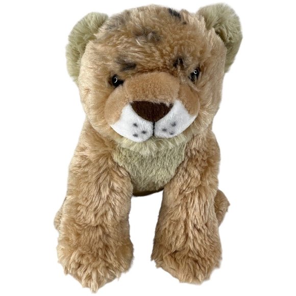 Wild Republic Baby Lion Cub Plush Soft Stuffed Animal Toy 12 Inch Tall Stuffie - Picture 4 of 10